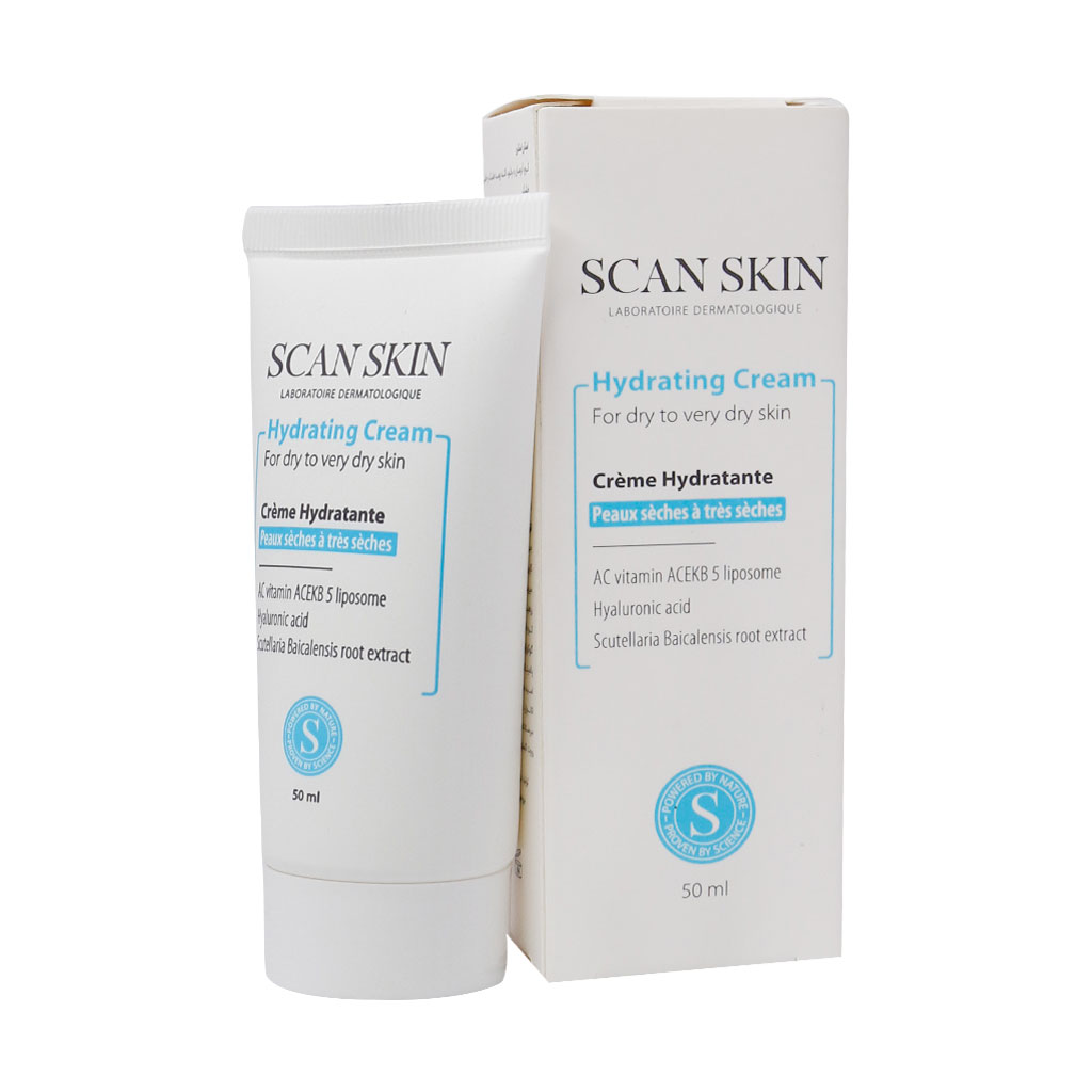 کرم مرطوب کننده پوست خشک اسکن اسکین HYDRATING CREAM FOR DRY TO VERY DRY SKIN SCAN SKIN